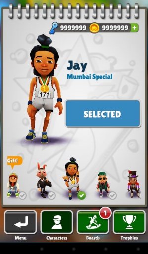 Subway Surf Mumbai Cheats截图5