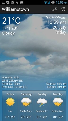 Lennox Weather Silq Theme截图5