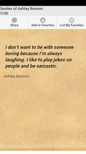 Quotes of Ashley Benson截图3