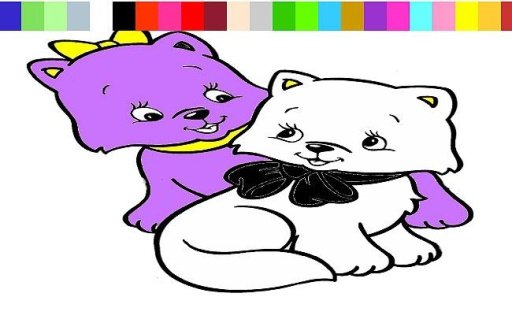 Funny cats coloring截图5