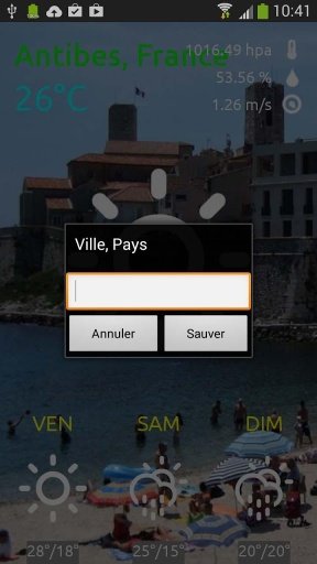 Weather Antibes Sun截图4