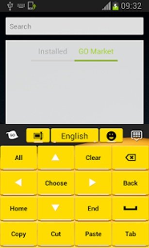 键盘的Android黄色截图9