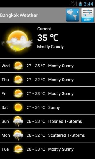 Thailand Weather截图1