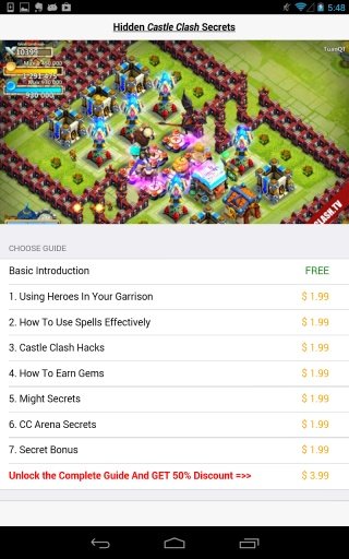 Secrets for Castle Clash截图2