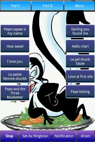 Pepe Le Pew Ringtones截图2