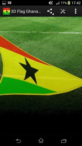 3D Flag Ghana LWP截图2