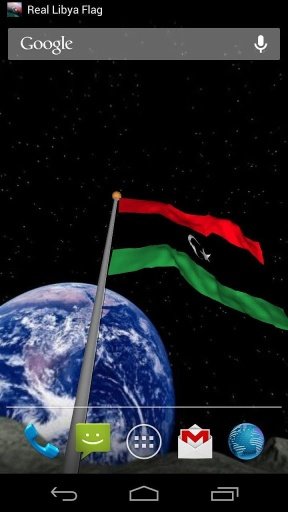 Real Libya Flag Live Wallpaper截图3