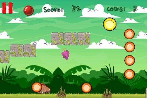 Clumsy Ball - Bouncy Red Ball截图1