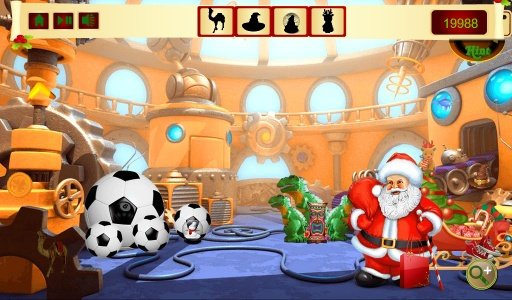 Hidden Object Santa Workshop Free截图1