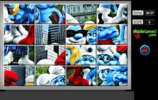 Smurfs Swap Puzzle Game截图8