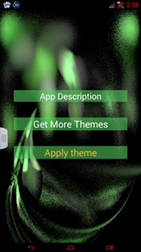 Green Flame GO Keyboard Theme截图6