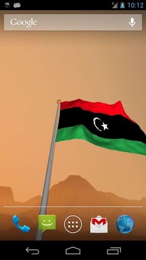 Real Libya Flag Live Wallpaper截图4