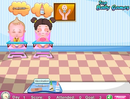 Baby Care Clinic Game Free截图2