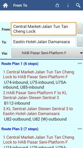 Kuala Lumpur Transit Info截图3