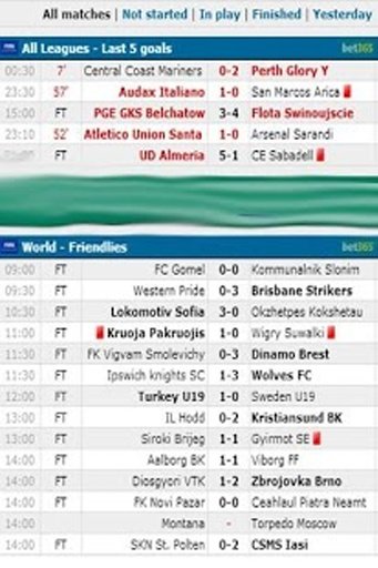 Football Live Scores pro截图3