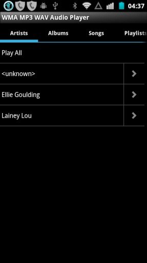 WMA MP3 WAV Audio Player截图2