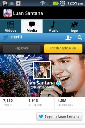 Luan Santana: Vídeo Fans截图3