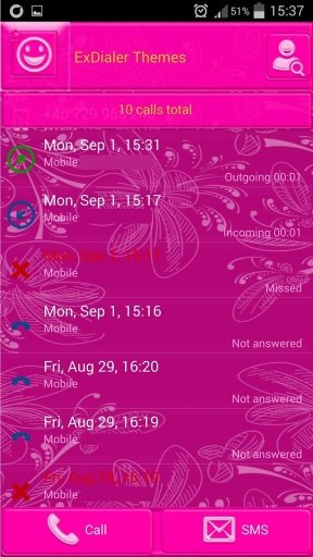ExDialer粉红色辉光截图2
