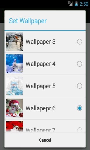 Christmas Snowman HD Wallpaper截图1