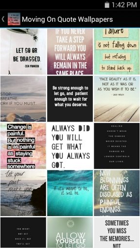 Moving On Quote Wallpapers截图1