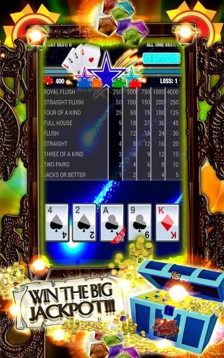 Video Poker Hot Stars Galactic截图3