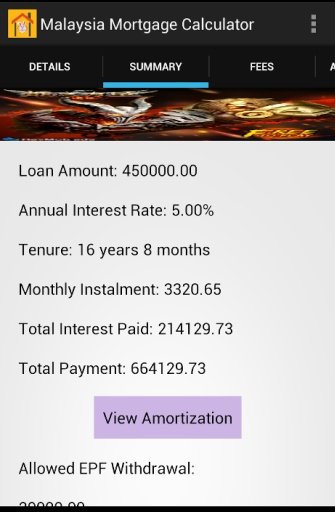 Malaysia Mortgage Calculator截图2