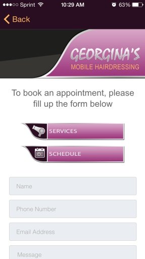 Georgina's Mobile Hairdressing截图2