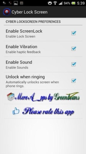 Cyber Lock Screen Free截图4