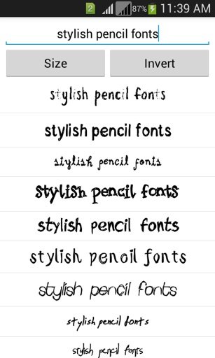 Free Pencil Fonts截图5