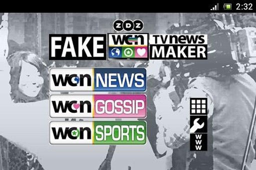 Fake TV News Maker Generator截图1