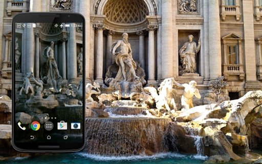 Trevi Fountain Live Wallpaper截图1