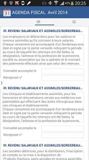 Agenda Fiscal Marocain 2014截图3