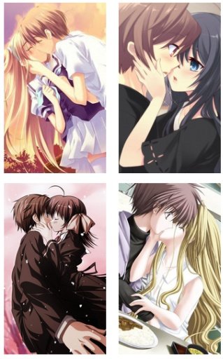 Anime Kiss Wallpaper截图3
