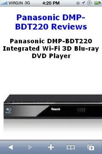 Reviews 3D Blu-ray DVD Player截图4