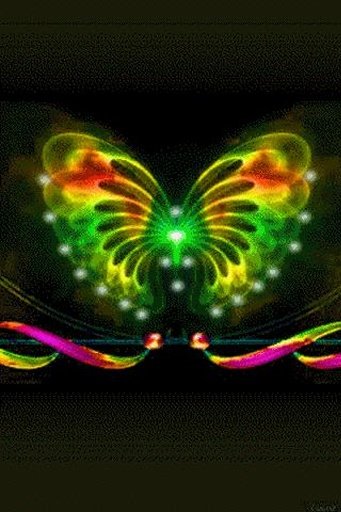 Glow Butterfly Live Wallpaper截图1