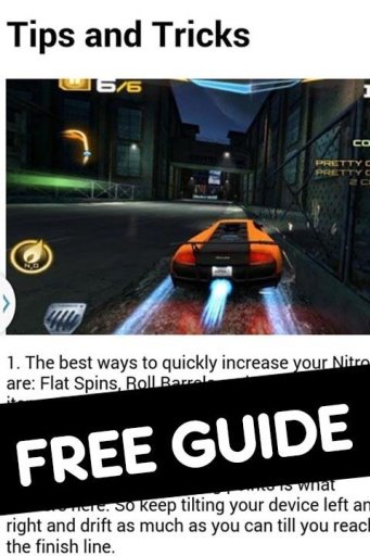 Asphalt 8 Airborne Guide Tips截图1