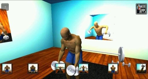 Back 3D Fitness Workout Sets截图7