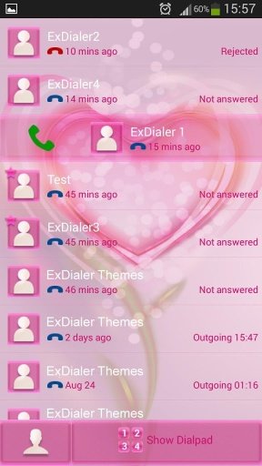ExDialer粉红截图3