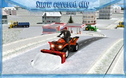 Snow Blower Truck Simulator 3D截图7