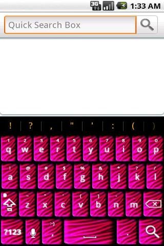 Pink Zebra Keyboard截图1