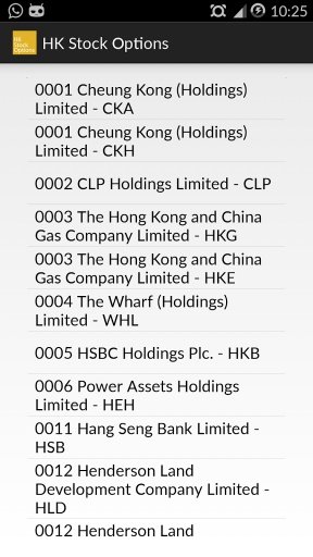 HK Stock Options Lite截图1