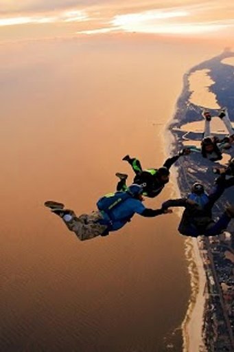 Sky Diving HD Live Wallpaper截图9