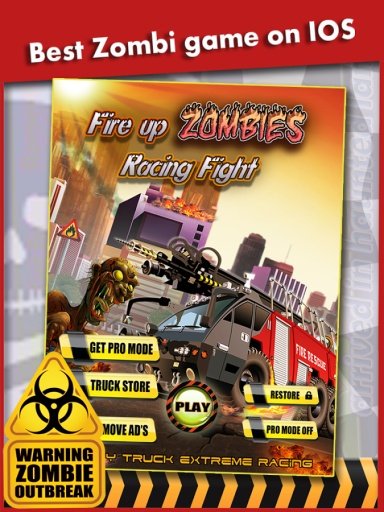 Zombies extreme Fire Truck截图1