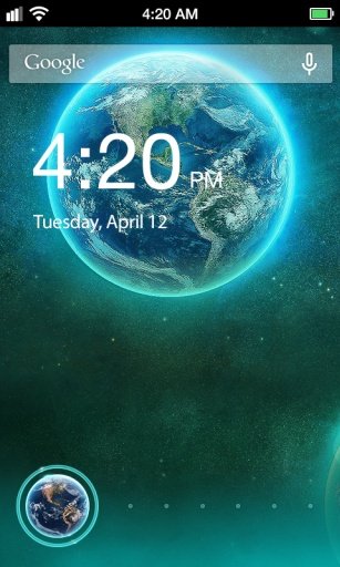 Blue Planet Lock Screen截图4