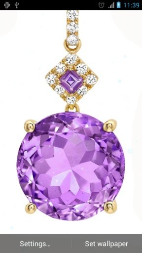 Purple Diamonds Live Wallpaper截图5