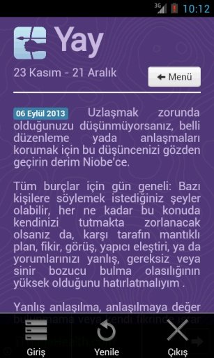 G&uuml;nl&uuml;k Bur&ccedil; (Astroloji)截图6