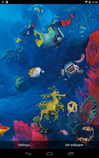 Underwater Aquarium HD LWP截图4