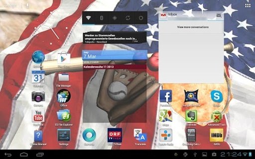 American Flag Apple Pie 3D LWP截图6