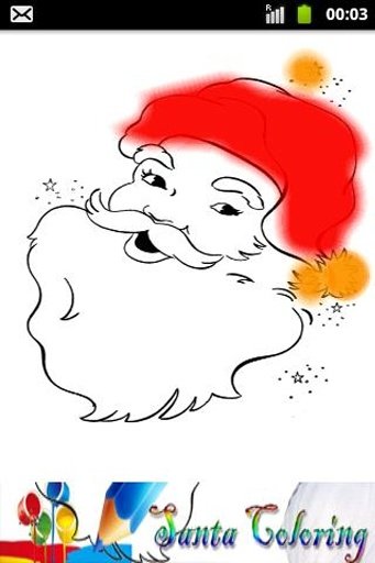 Santa Coloring (Kids Paint)截图4