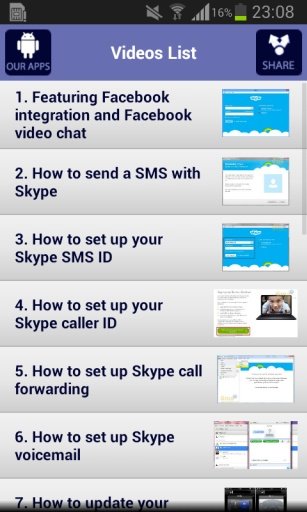 Guide For Skype截图3